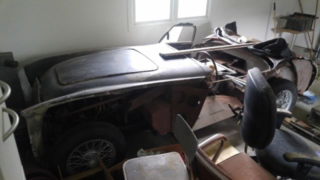 Austin Healey 100M 100S BN1 BN2 Aluminum Body. Partially restored. Extra parts. 1956 Austin Healey 100 M