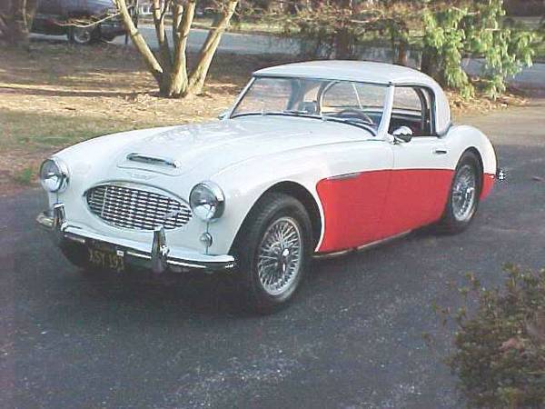 1960 Austin Healey 3000 White / Red - photo 5