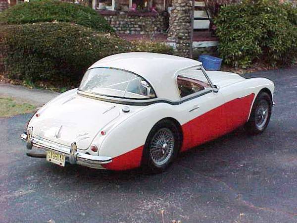 1960 Austin Healey 3000 White / Red - photo 8
