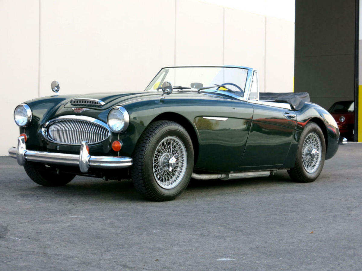 Austin-Healey 3000 British Racing Green with 58,627 Miles, for sale! 1964 Austin Healey 3000 MKIII