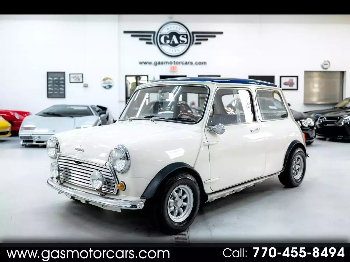 Austin Mini Cooper White with 788 Miles, for sale! 1965 Austin Mini Cooper S