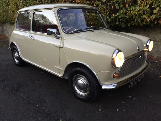 Austin Mini MK2 1969 1969 Mini Classic Mini Red Leather