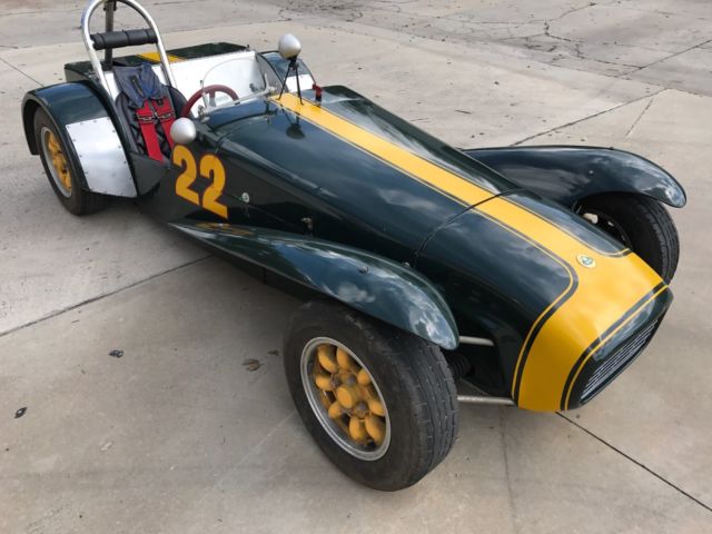 Authentic 1962 Lotus Super Seven Series 2 RHD Race Car SB1587 1962 Lotus Super Seven Series 2 Cosworth