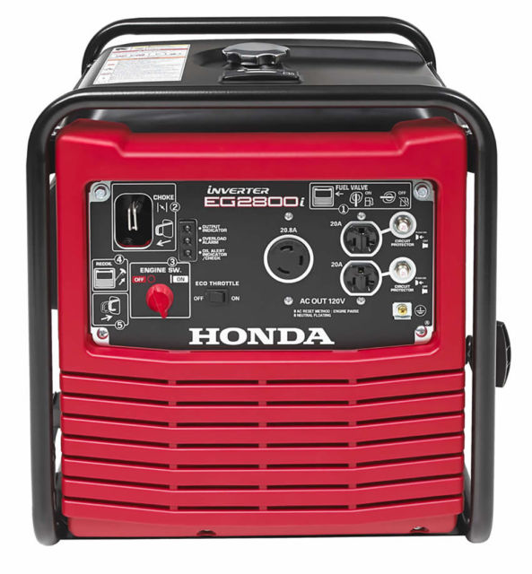 Honda EG2800i 2800W Full Frame Quiet Lightweight Portable Generator Inverter - photo 3