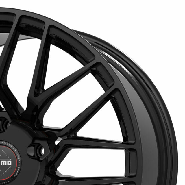 19" MOMO RF-20 Gloss Black 19x8.5 19x10 Wheels Rims Fits Infiniti M37 M56 - photo 4