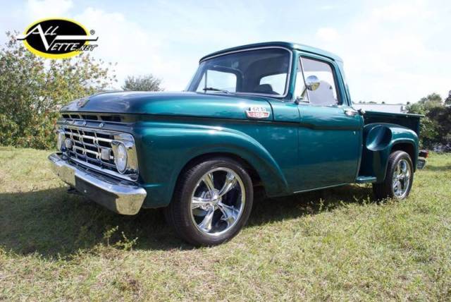 Auto V8 5.0 Green/Grey Tilt PS Disc Brakes Buckets Tilt 1965 1966 1967 Chevy 1964 Ford F-100