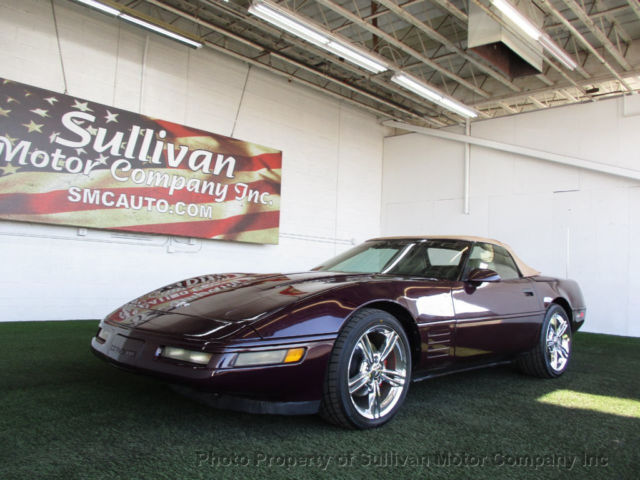 Automatic Gasoline 5.7L 8 Cyl Purple 1992 Chevrolet Corvette