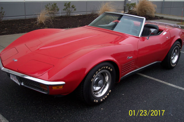 1972 Chevrolet Corvette Stingray Convertible-LT-1 Type Performance - photo 5
