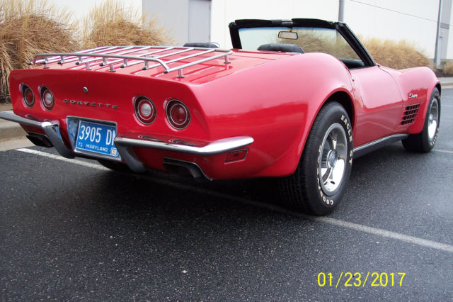 1972 Chevrolet Corvette Stingray Convertible-LT-1 Type Performance - photo 9