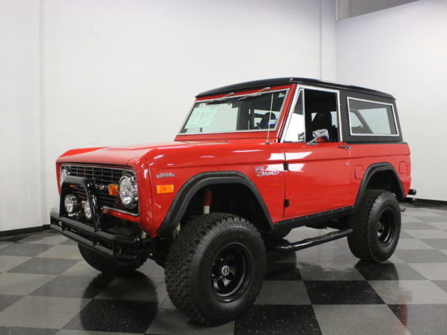 AWESOME BUILD THAT'S NOT JUST FOR LOOKS! LIFTED, SUSPENSION, 302, AUTO, COLD A/C 1977 Ford Bronco