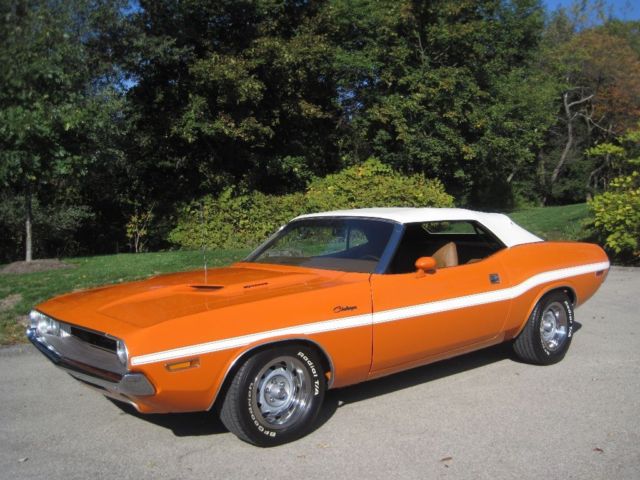 AWESOME COLLECTOR OWNED BIG BLOCK CONVERTIBLE- FRAME OFF NUT & BOLTS RESTORATION 1970 Dodge Challenger