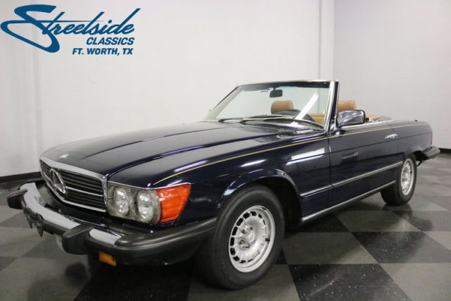 AWESOME COLORS, 92K ORIGINAL MILES, CLEAN INT'R W/ CUSTOM BACK SEAT, BOTH TOPS! 1984 Mercedes-Benz 380SL