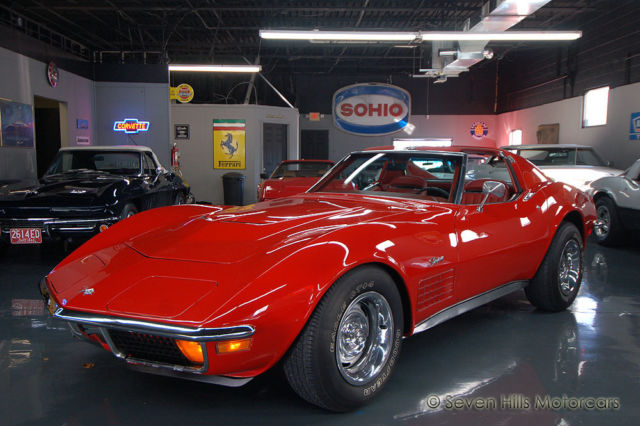 AWESOME CONDITION, Low Miles, RED/RED, Very Clean, RUNS AND DRIVES GREAT 1972 Chevrolet Corvette Stingray Coupe