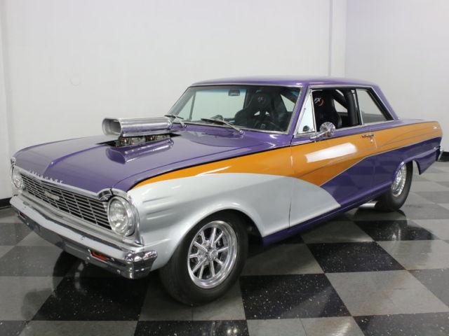 AWESOME CUSTOM PRO STREET NOVA, LONG SPEC LIST, BUILT BLOWN 355 V8 W/ EST 550+HP 1965 Chevrolet Nova
