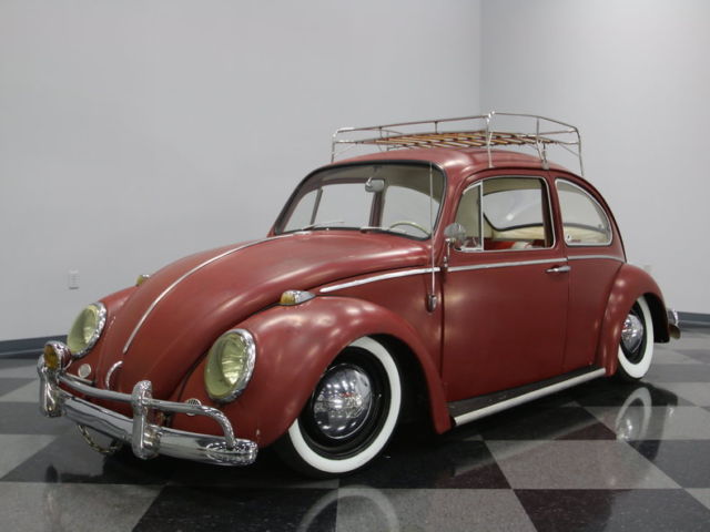 AWESOME PATINA STYLE PAINT JOB, LOWERED STANCE, SMOOTH RUNNING MOTOR, COOL BUG 1965 Volkswagen Beetle - Classic