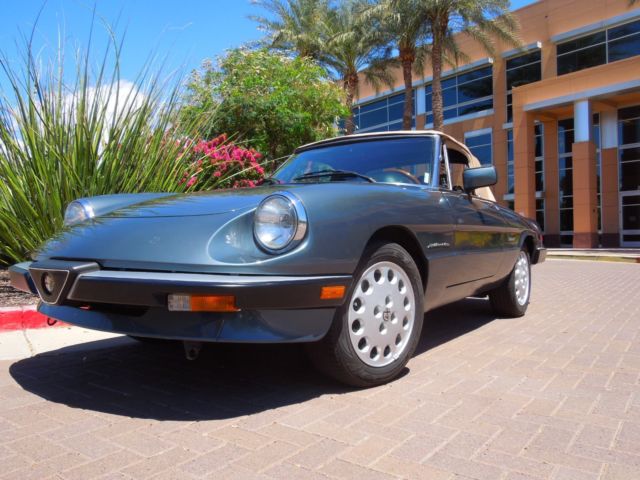 Awesome Summer Fun Machine, Just Waiting for YOU to Enjoy the Open Road 1989 Alfa Romeo Spider veloce