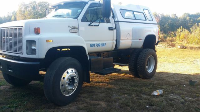 Awsome 91 GMC topkick pickup converstion to pull your RV or heavy load trailers, 1991 GMC C7000 Topkick custom