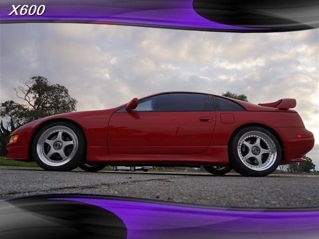 Aztec Red Nissan 300ZX with 66,633 Miles available now! 1991 Nissan 300ZX Turbo 66000 Miles HICAS