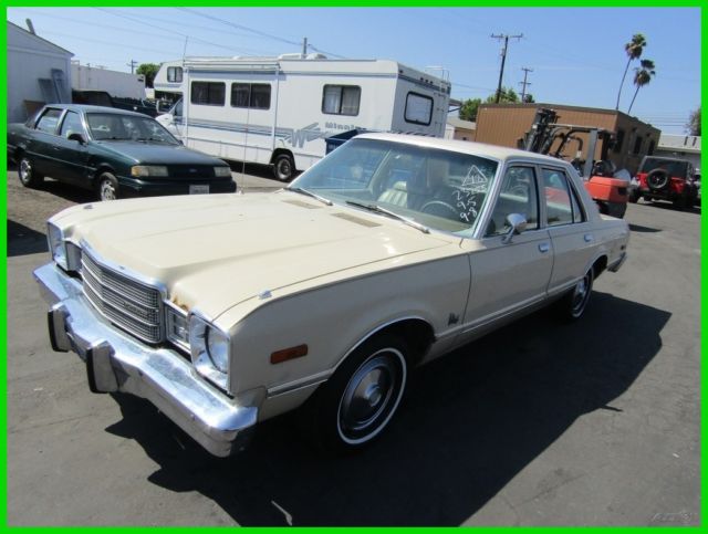 B 1976 Plymouth Volare 6Cyl No Reserve 1976 Plymouth Other