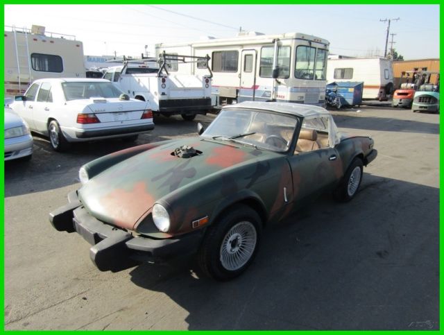 B 1979 Triumph Spitfire Convertible 4-Cylinder Manual Gas NO RESERVE 1979 Triumph Spitfire