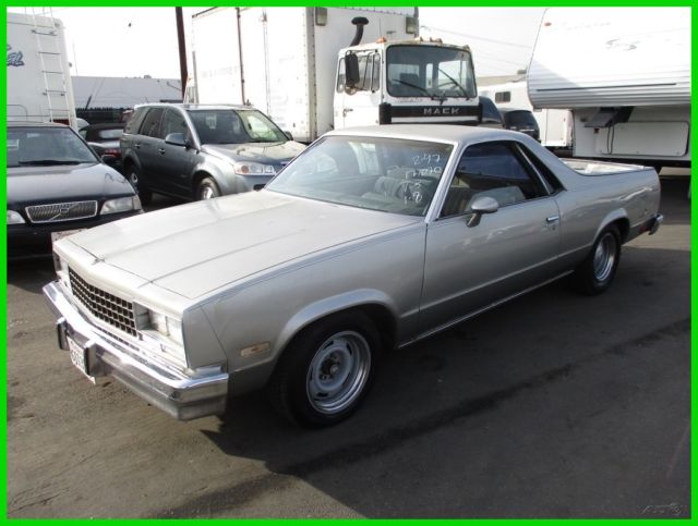 B 1983 Chevrolet El Camino Used 5L V8 16V Automatic NO RESERVE 1983 Chevrolet El Camino Base Standard Cab Pickup 2-Door