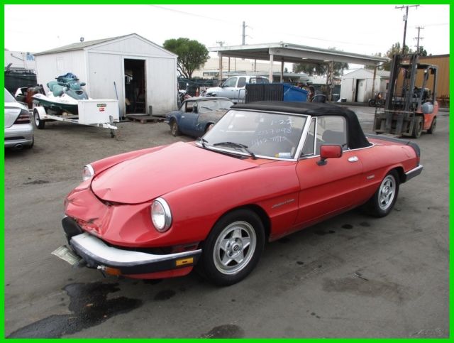 1986 Alfa Romeo Spider Veloce