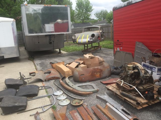 B T6 super project car w title some metal work done. NR 1963 Porsche 356