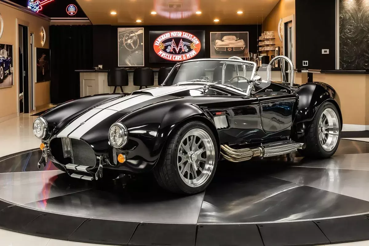 Backdraft Cobra! Coyote 5.0L Crate V8, Tremec 5-Speed Manual, Black Magic Paint 1965 Shelby Cobra Backdraft