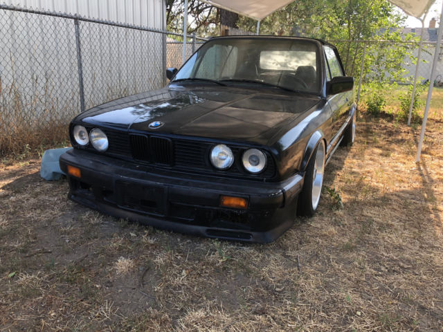Bagged E30 Vert $7k+ in parts - Starts, Runs, and Drives Great 1988 BMW 3-Series 325i Convertible