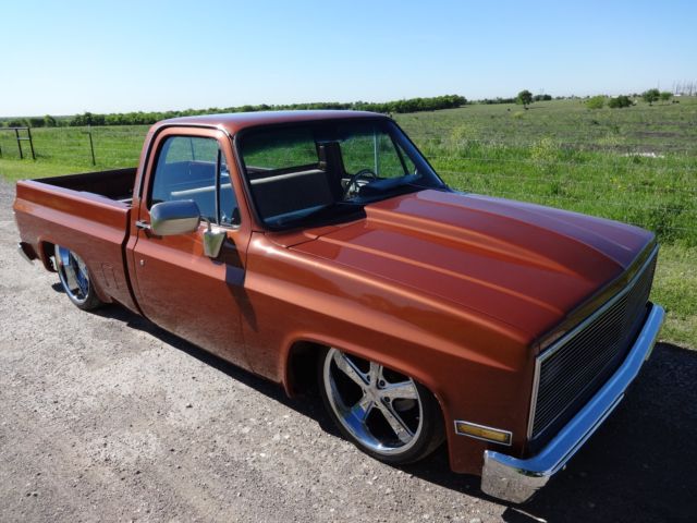 BAGGED Hi $ PARTS BUILT 350/700R4 AUTO VINTAGE AIR Ridetech project chevrolet 1983 GMC Sierra 1500 PICKUP