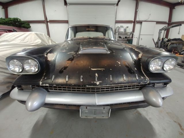 BARN FIND 1958 PACKARD J SERIES 2 DOOR HT STARLIGHT ONLY 675 MADE STUDEBAKER 1958 Packard STARLIGHT packard studebaker