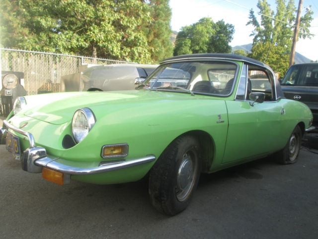 Barn Find 1972 Fiat 850 Spider Hardtop 1972 Fiat Other Hardtop