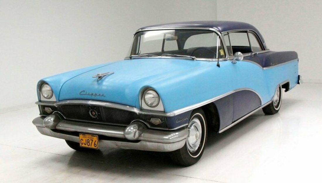 Barn Find Needs TLC/Rare Car/Lots of Chrome/Original Interior 1955 Packard Clipper Constellation