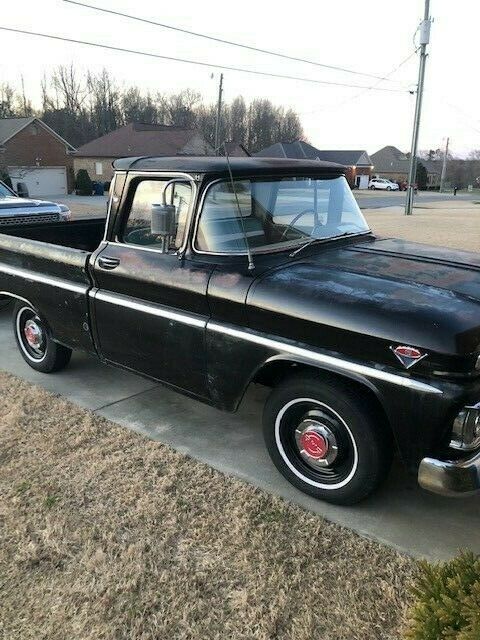 BARN FIND!! REAL1963 GMC BIG Window 1/2 ton SHORT Fleetside w/ Custom options 1963 GMC 1000 Series Custom Cab