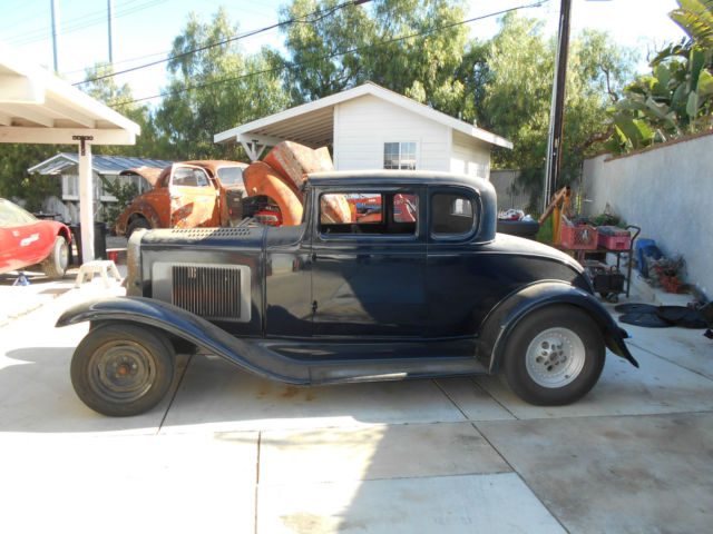 barn find survivor Gasser rat rod patina kugel jag chop top street rod project ! 1931 Chevrolet Other 5 window coupe