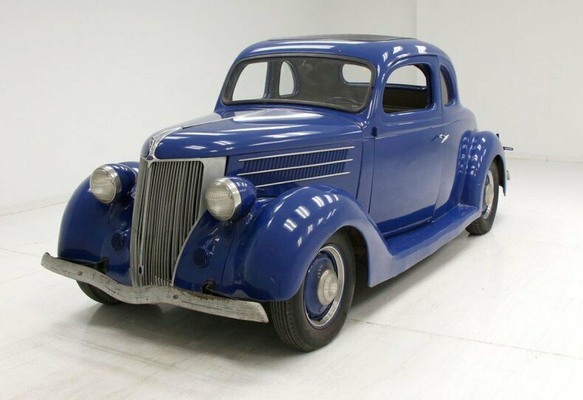 Barn Find/5-Window Coupe/221ci Flathead V8/Desirable 1936 Ford Coupe