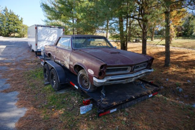 Barnfind 1965 Pontiac GTO Hardtop 389 Tri Power , 4 Speed, PHS Report 1965 Pontiac GTO Hardtop