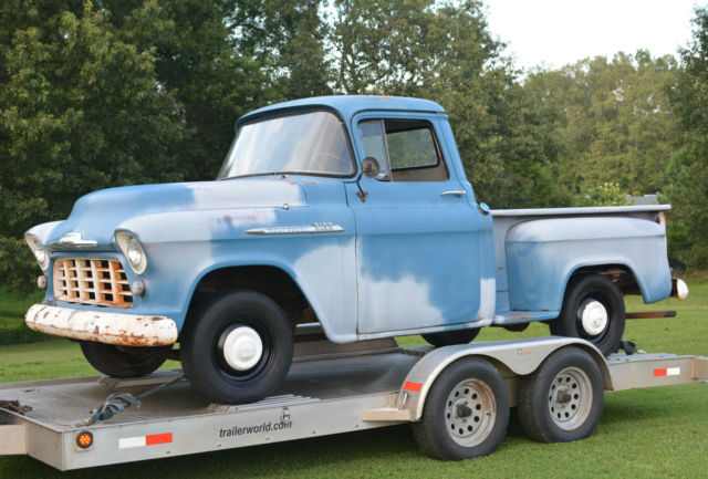 BARNFOUND 1956 CHEVROLET 3100 SERIES SWB STEPSIDE PICKUP TRUCK FIXER-UPPER 1956 Chevrolet Other Pickups