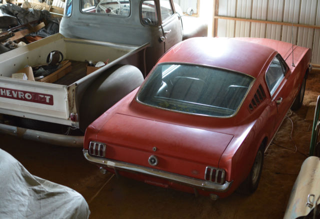 BARNFOUND 1965 FORD MUSTANG FASTBACK 2+2 C-CODE 4 SPEED FIXER-UPPER 1965 Ford Mustang FASTBACK C CODE FACTORY 4 SPEED