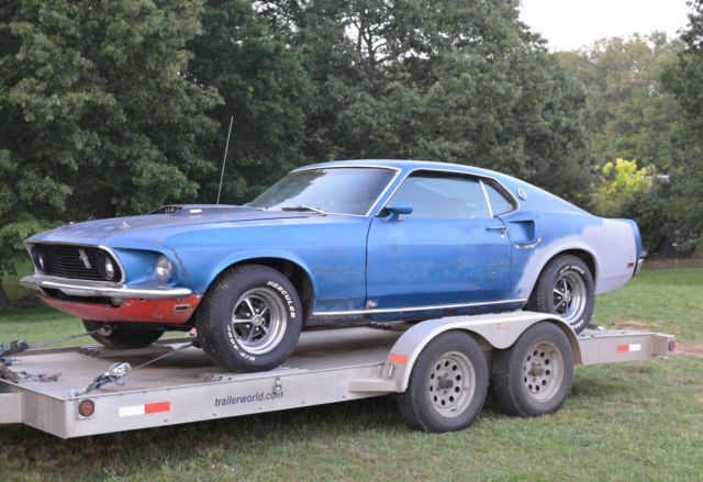 BARNFOUND 1969 FORD MUSTANG MACH 1 FASTBACK FIXER-UPPER 1969 Ford Mustang MACH 1 FASTBACK FIXER-UPPER