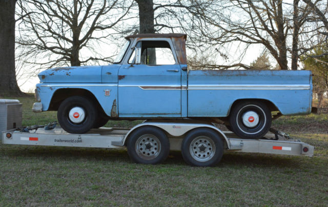 BARNFOUND/ORIGINAL 1964 CHEVROLET C10 SWB FLEETSIDE PICKUP TRUCK PROJECT 1964 Chevrolet C-10 SHORT/WIDE BED