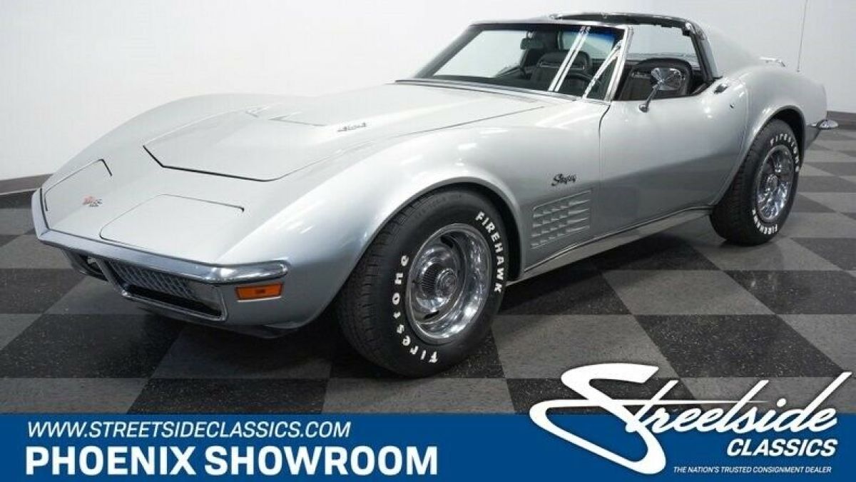 BBC V8 Auto Classic Vintage Collector Original A/C Blue Black Vette Records 1970 Chevrolet Corvette 454