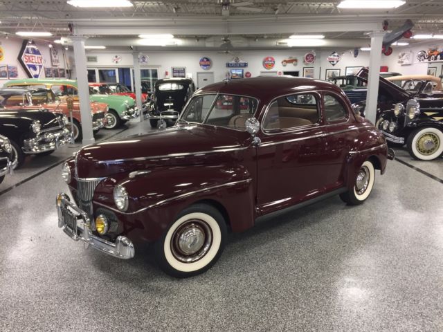 BEAUTIFUL 1941 Ford Super Deluxe 2 Door Coupe, MUST SEE, GREAT TO DRIVE AND SHOW 1941 Ford Deluxe Cloth