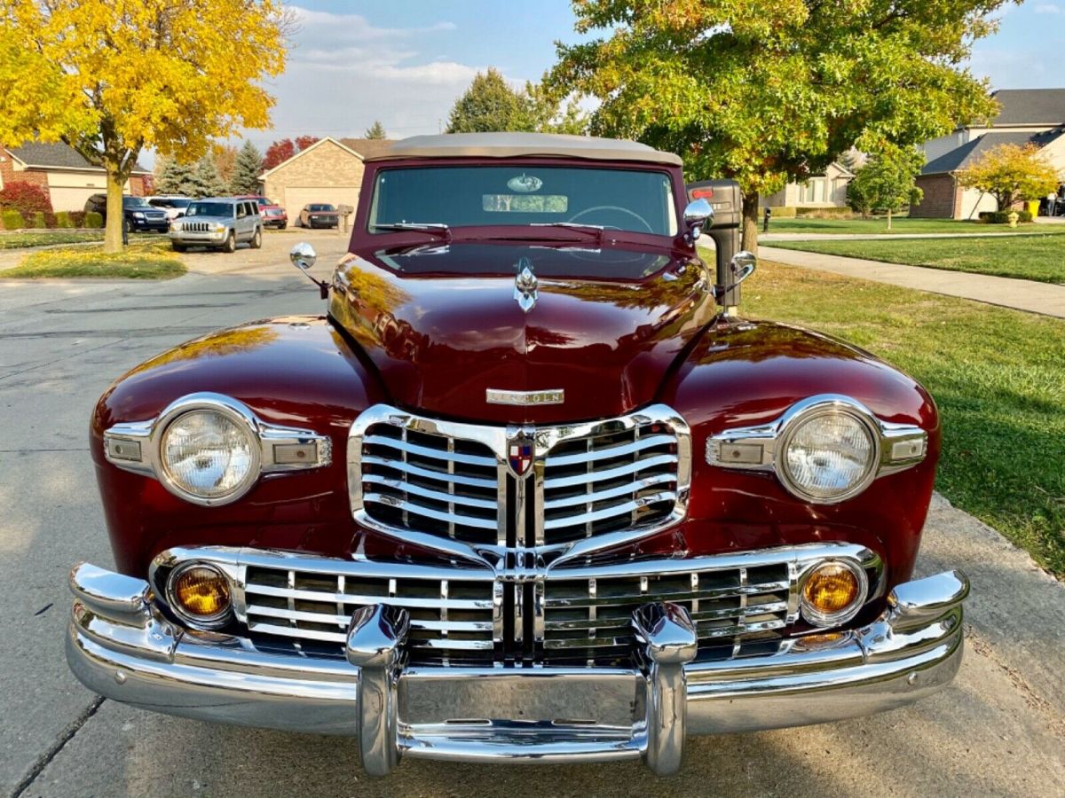 1947 Lincoln Continental Convertible V12 Restored - NO RESERVE - photo 10