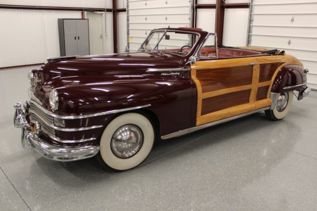 Beautiful 1948 Woody Convertible, Solid CA/AZ Car! V8, MUST SEE! No Reserve! AZ. 1948 Chrysler Town & Country Woodie