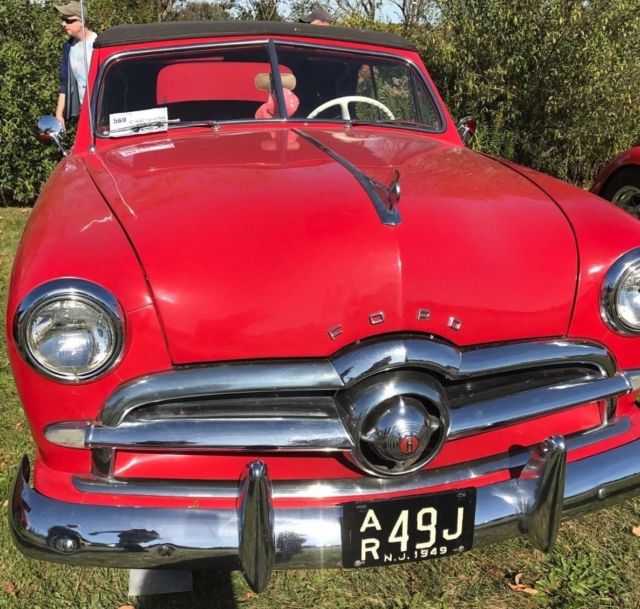 BEAUTIFUL 1949 FORD CONVERTIBLE RED V8 W/ RED INTERIOR 1949 Ford Other