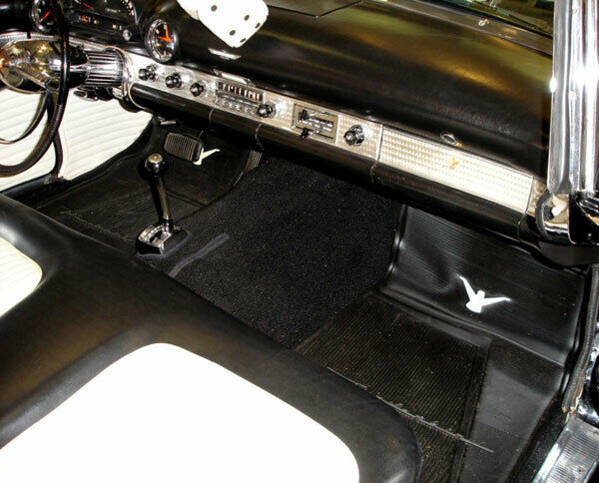1955 Ford Thunderbird Black with Black and White interior - photo 10