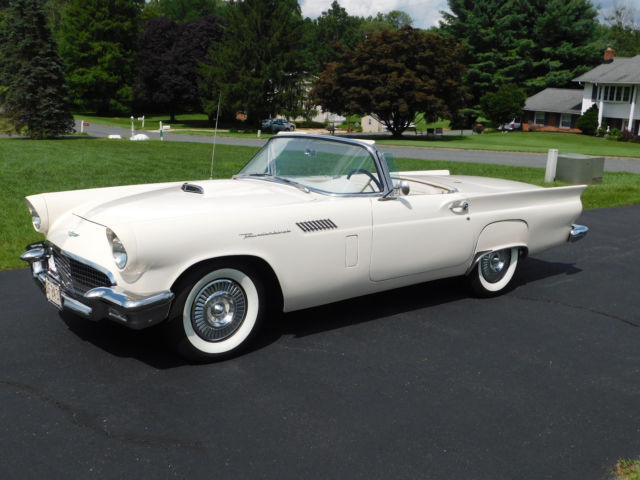 1957 Ford Thunderbird RARE Factory Opts, 3-Spd w/OD (video) - photo 2
