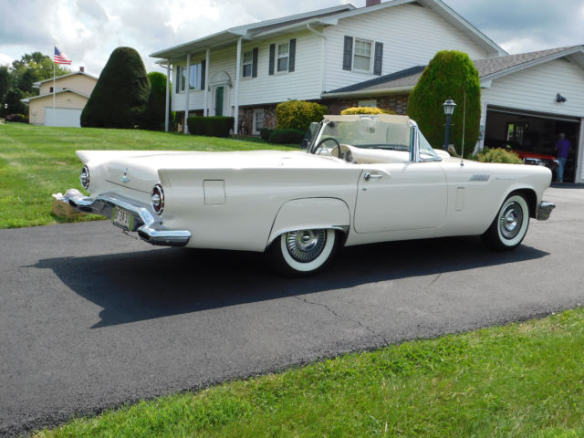 1957 Ford Thunderbird RARE Factory Opts, 3-Spd w/OD (video) - photo 6