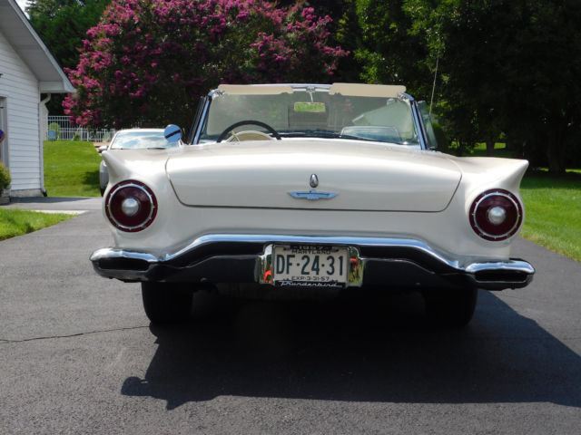 1957 Ford Thunderbird RARE Factory Opts, 3-Spd w/OD (video) - photo 7
